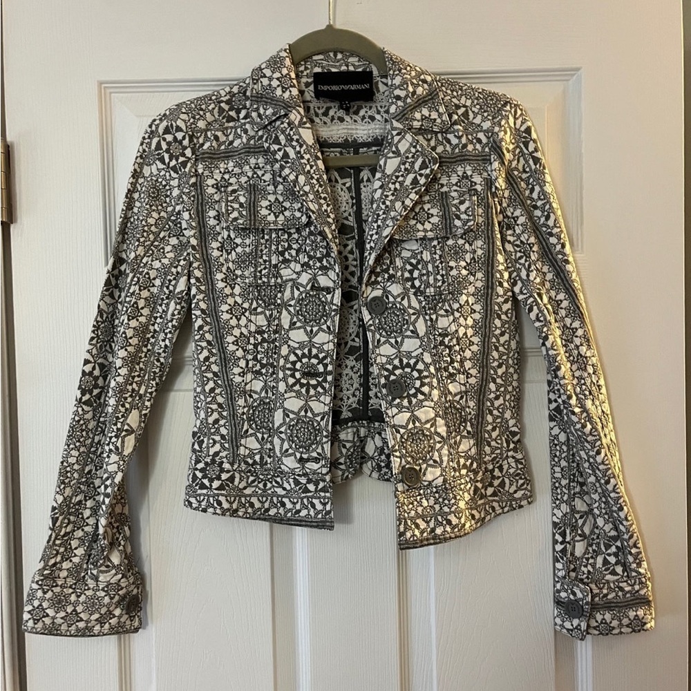 emporio armani quilted jacket